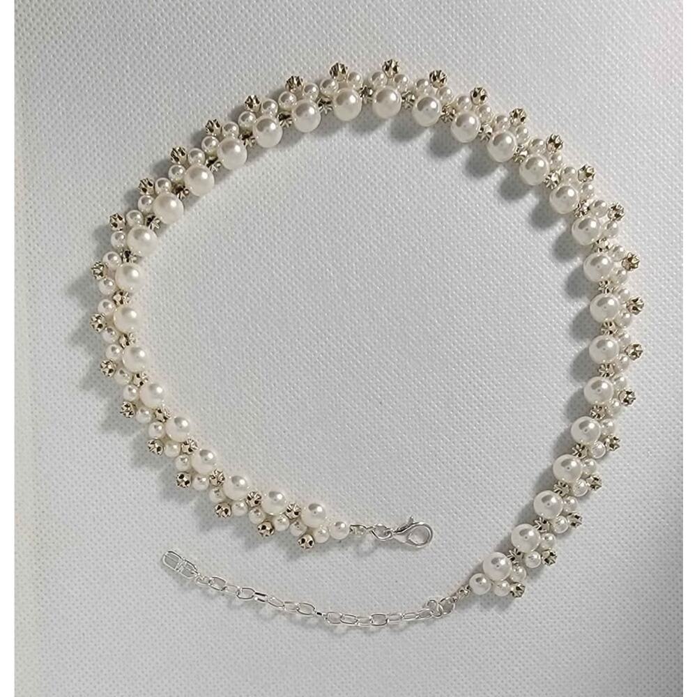 Woman's bridal necklace.